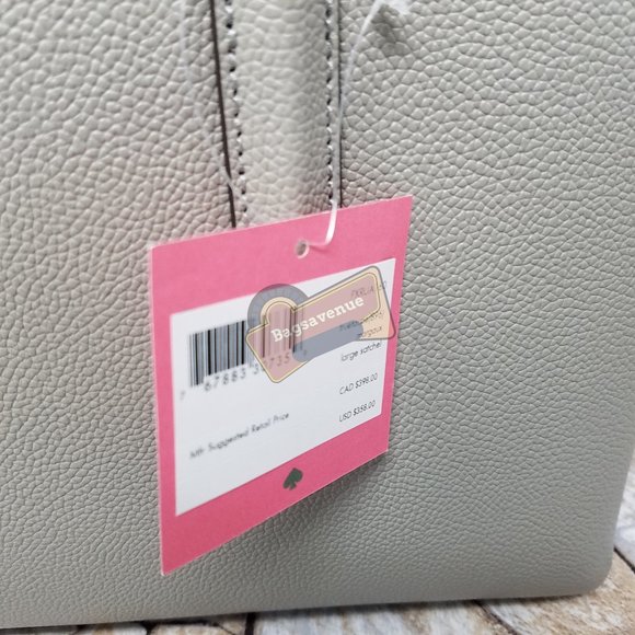 True Taupe Margaux Large Satchel Kate Spade - Picture 12 of 12